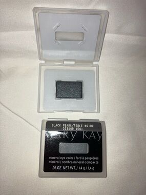(2) New Black Pearl Mary Kay. Mineral Eye Color‎ Shimmer Eyeshadow Case Refill